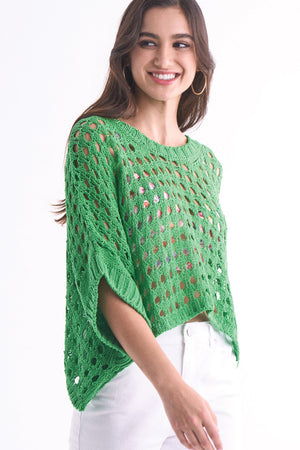 Aurae Crochet Crop Top.