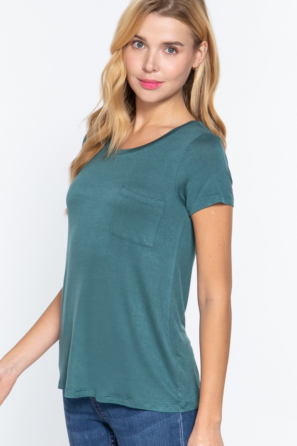 DOORBUSTER Kyra Scoop Neck Jersey Top- 3 Colors!