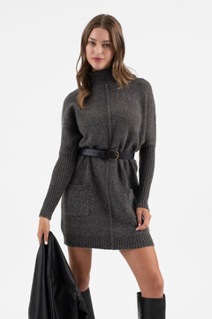 Asher Mock Neck Sweater Dress