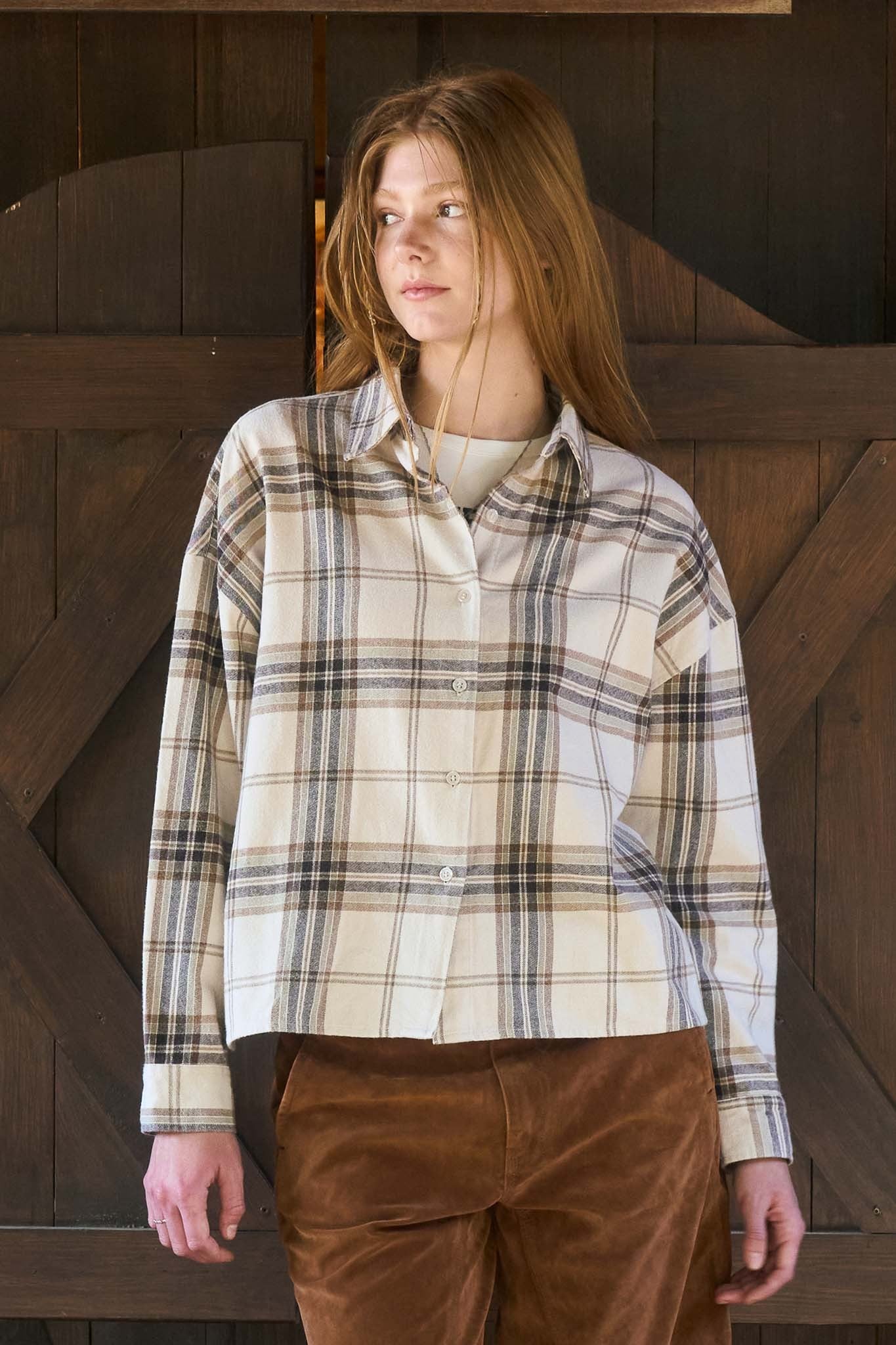 Wind Down Plaid Boxy Shacket- 2 Colors!