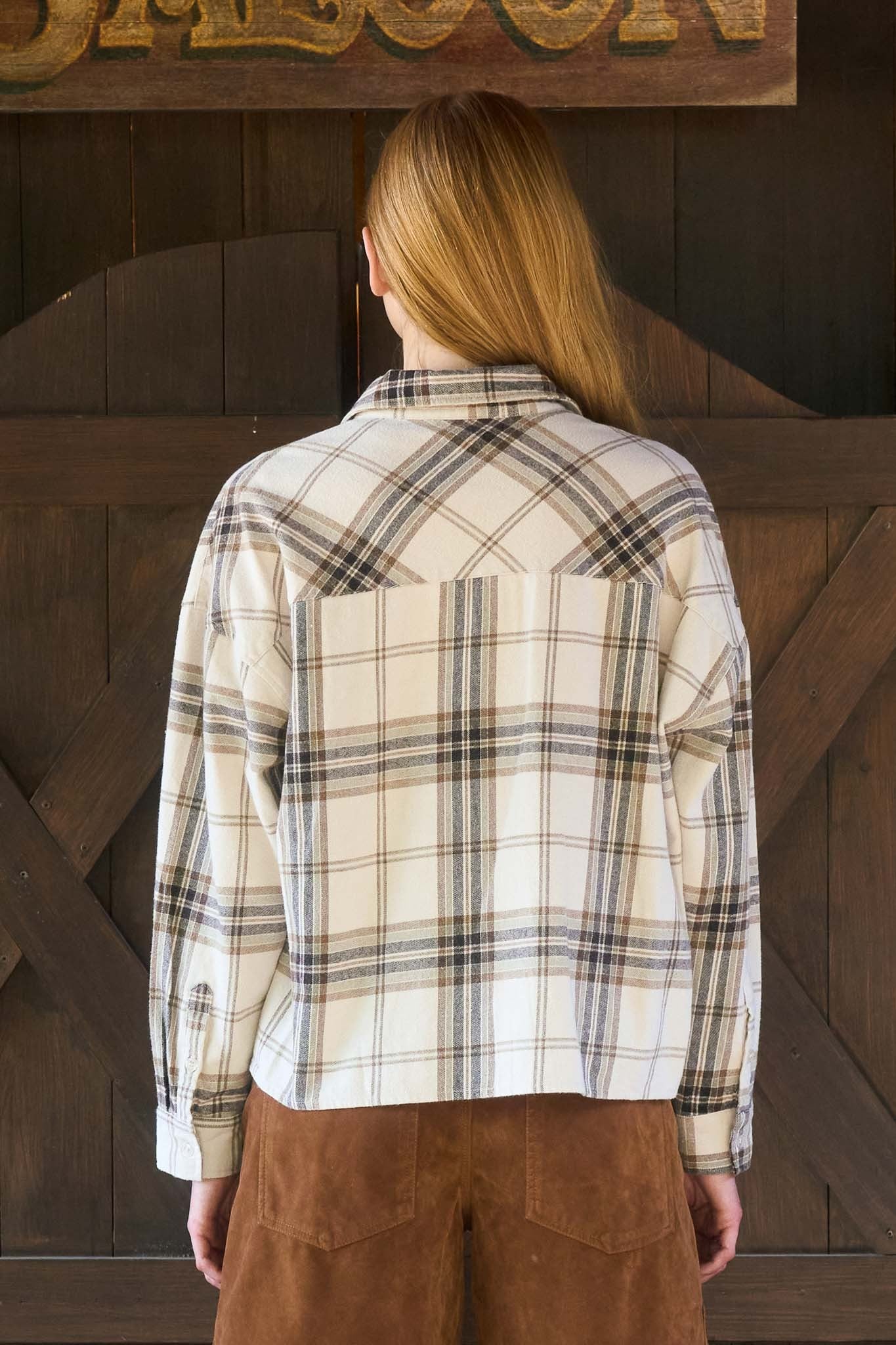 Wind Down Plaid Boxy Shacket- 2 Colors!