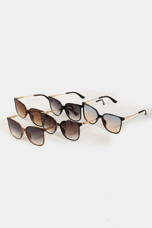 Square Acetate Frame Sunglasses- ASSORTED!.