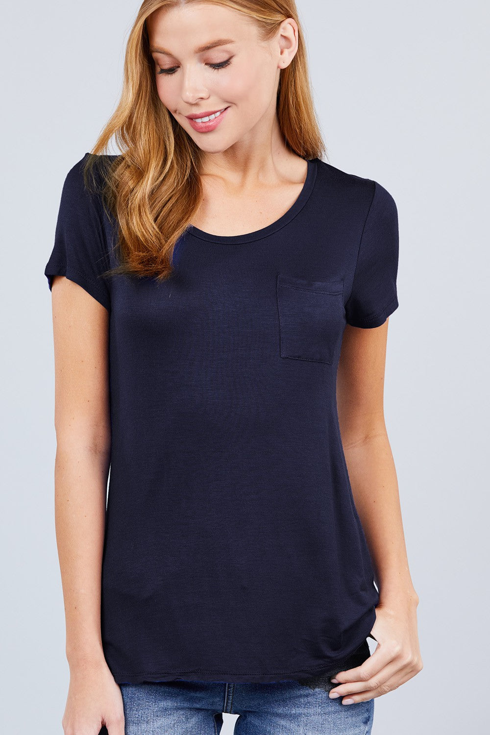 DOORBUSTER Kyra Scoop Neck Jersey Top- 3 Colors!