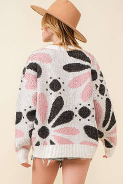 Matea Floral Sweater.