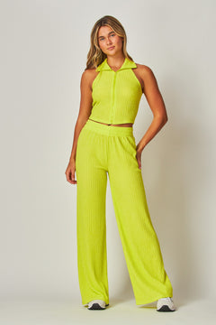 Giustana Ribbed Wide Leg Pant- 3 Colors!