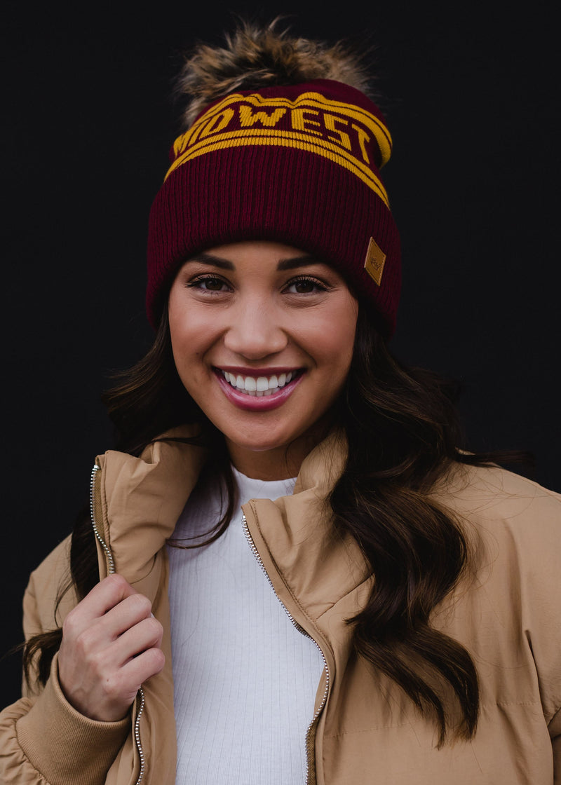 Gopher Pride Midwest Knit Pom Hat.