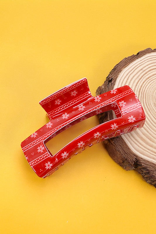 Holiday Hair Claw Clip