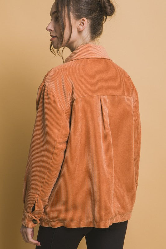 Sherpa Lined Corduroy Jacket