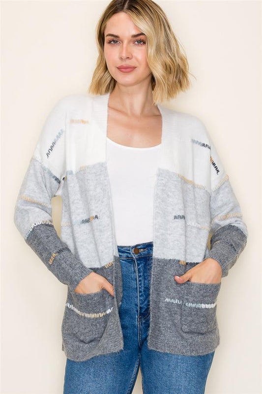 Sammie Color Block Cardigan