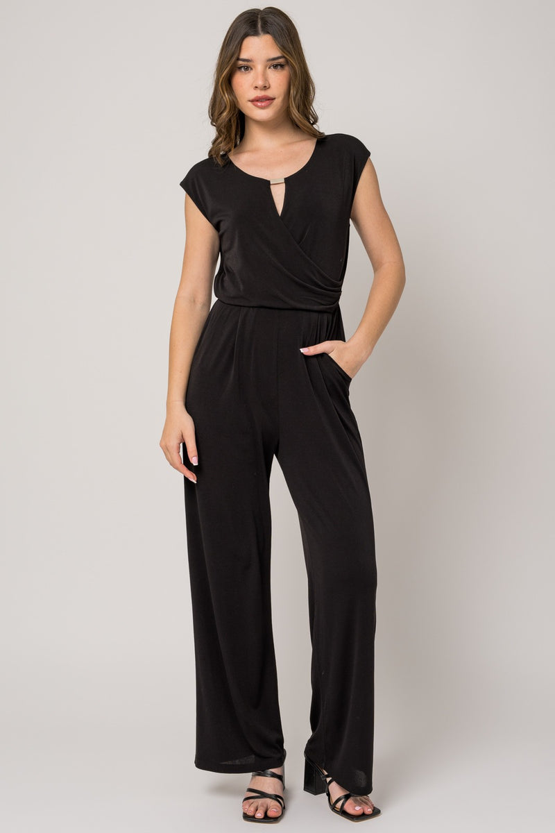 Miley Cap Sleeve Jumpsuit - North Threads