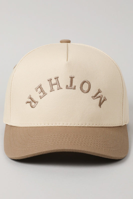 Upside Down Mother Embroidered Baseball Cap