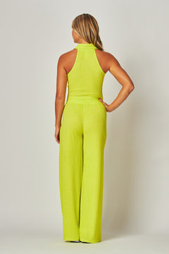 Giustana Ribbed Wide Leg Pant- 3 Colors!