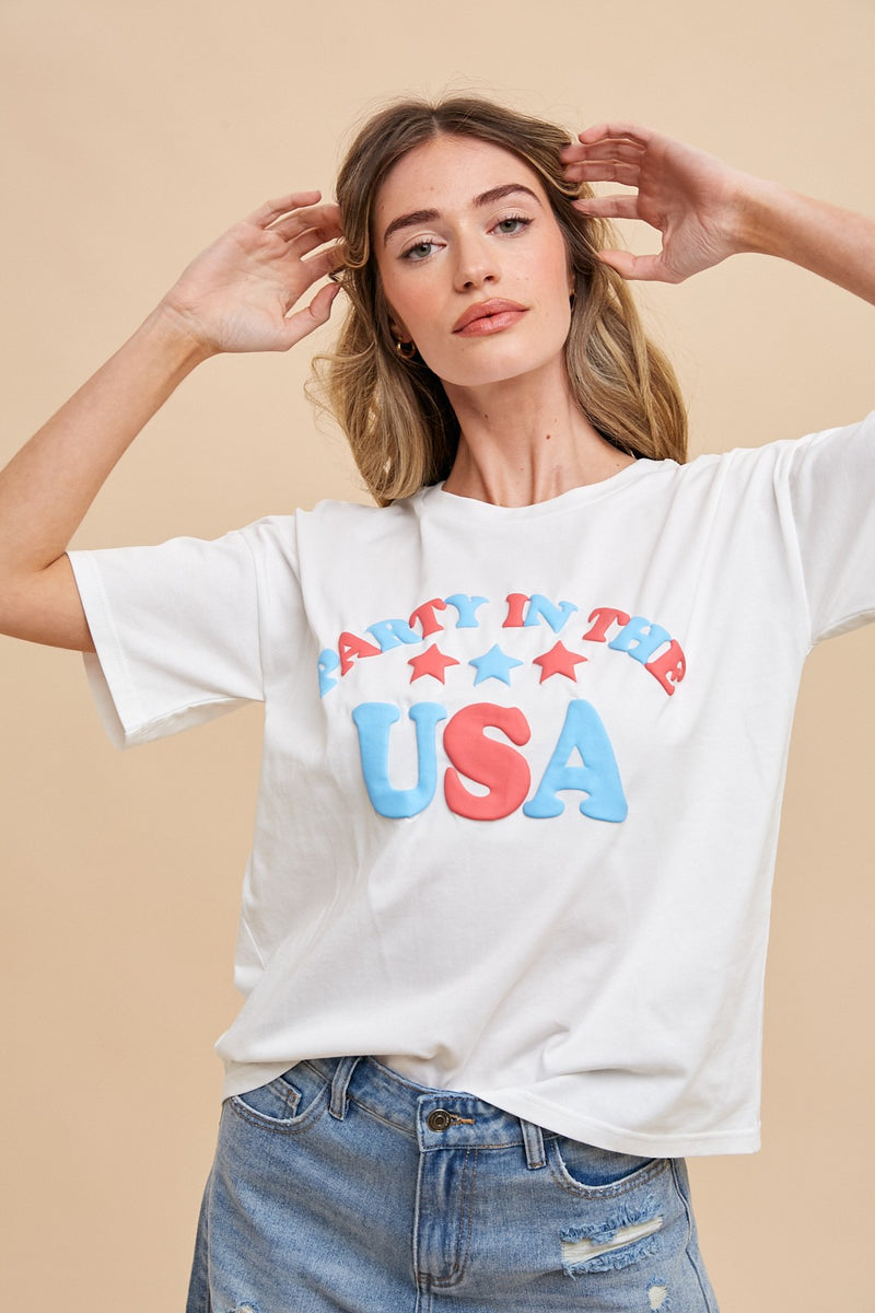 Party In The USA Jersey Tee - North Threads