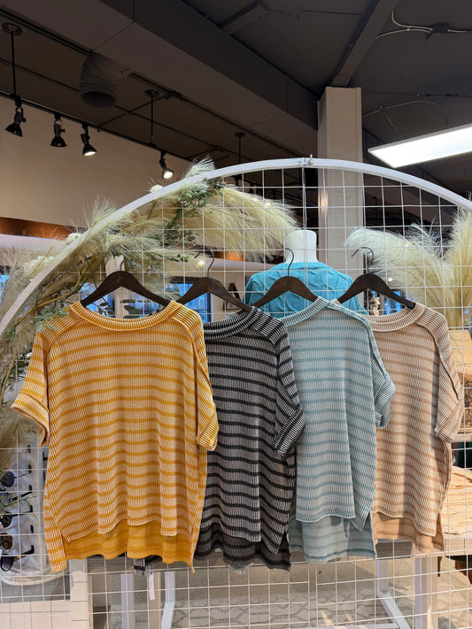 Bestselling Ribbed Top- 4 Colors!