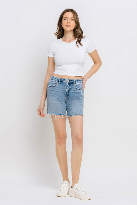 Flying Monkey High Rise Midi Shorts - North Threads