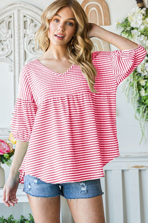 Always Adorable Baby Doll Tunic Top.