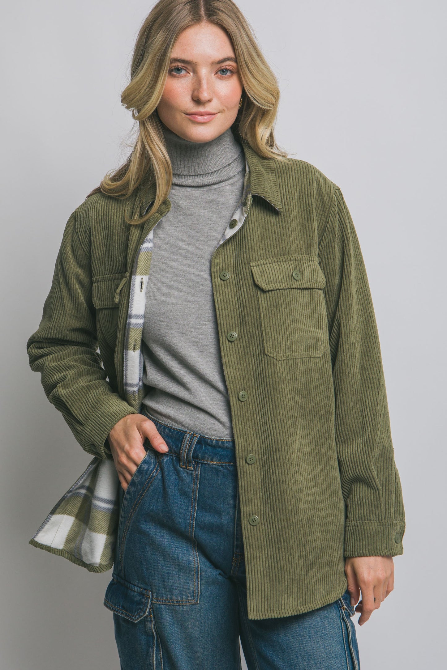 Reversible Shacket- 4 Colors!