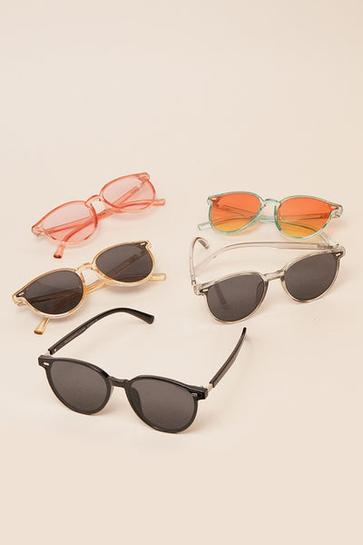 Acetate Round Fashion Sunglasses- ASSORTED!