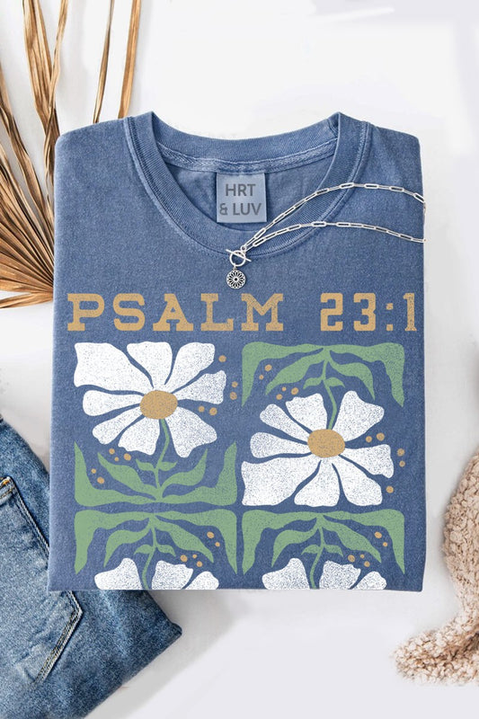 Psalm 23:1 Washed Graphic Tee