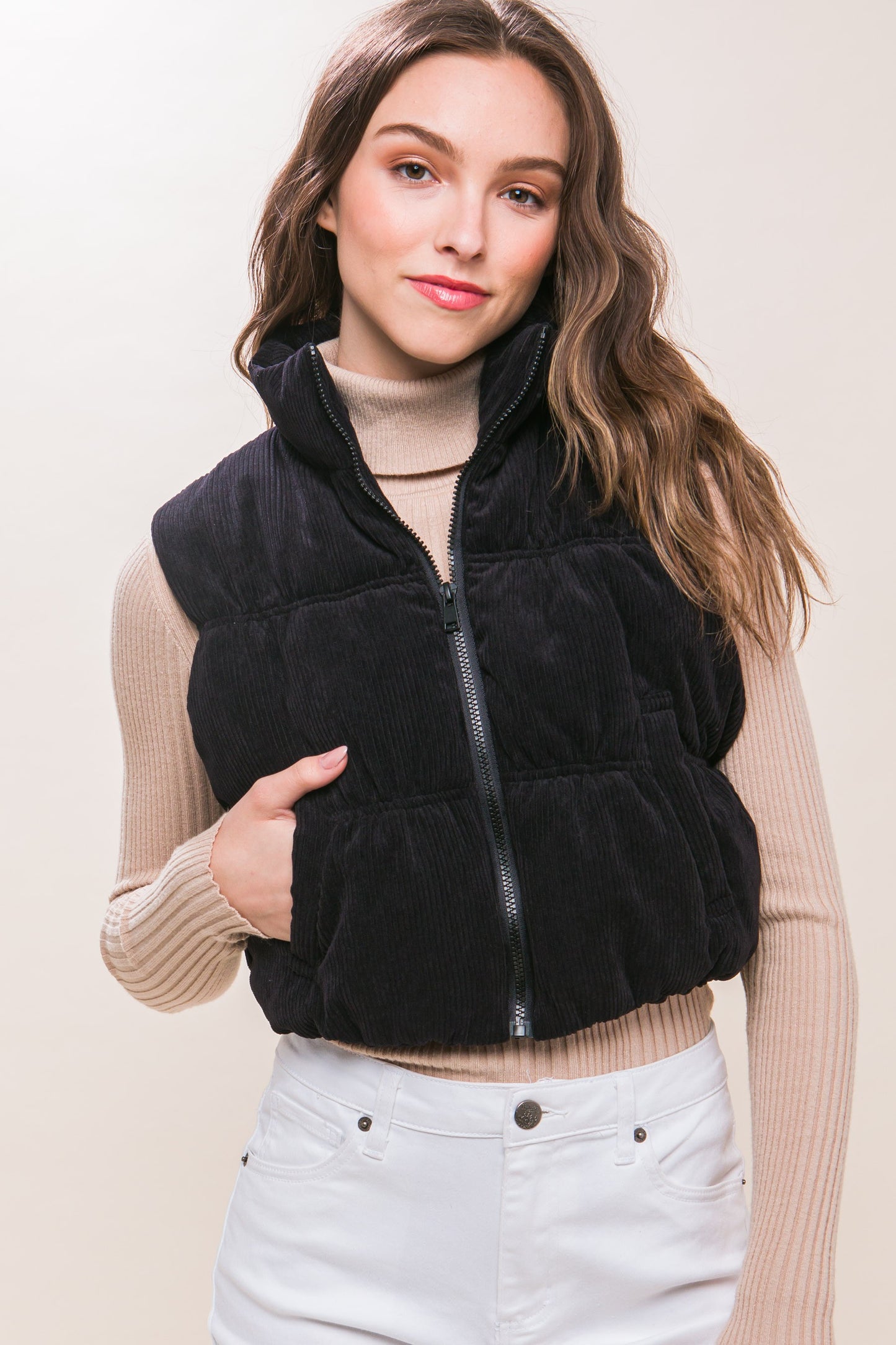 Axelle Corduroy Vest- 2 Colors!.