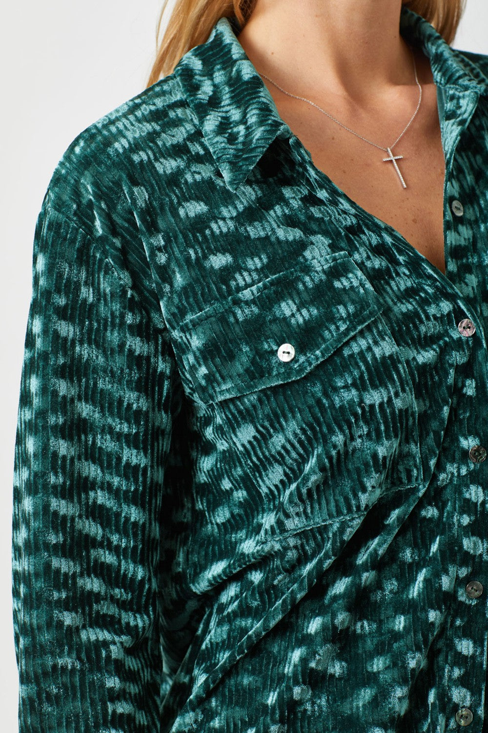 DOORBUSTER: Soft Crushed Velvet Shacket-2 Colors!