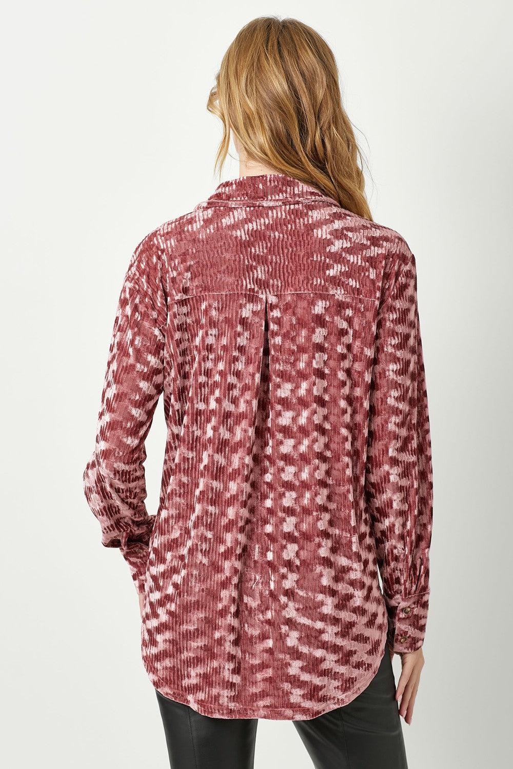 DOORBUSTER: Soft Crushed Velvet Shacket-2 Colors!