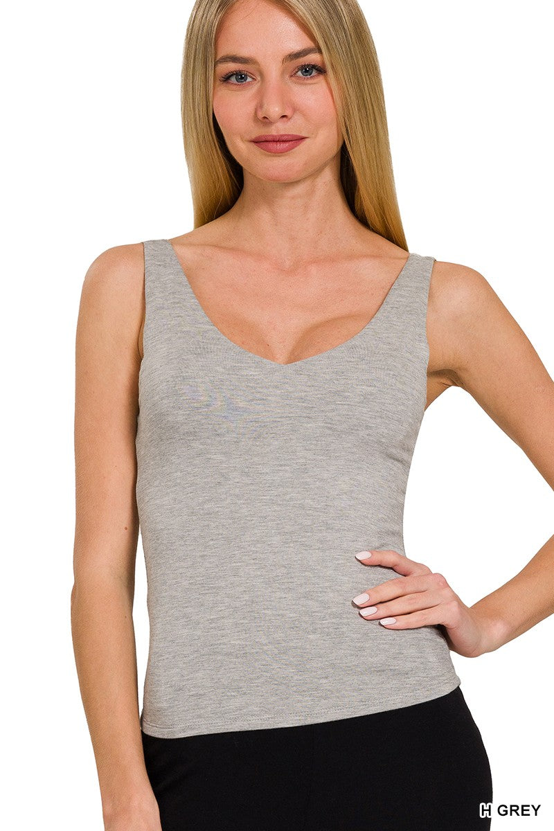 Janis Double Layered Tank Top-2 Colors!