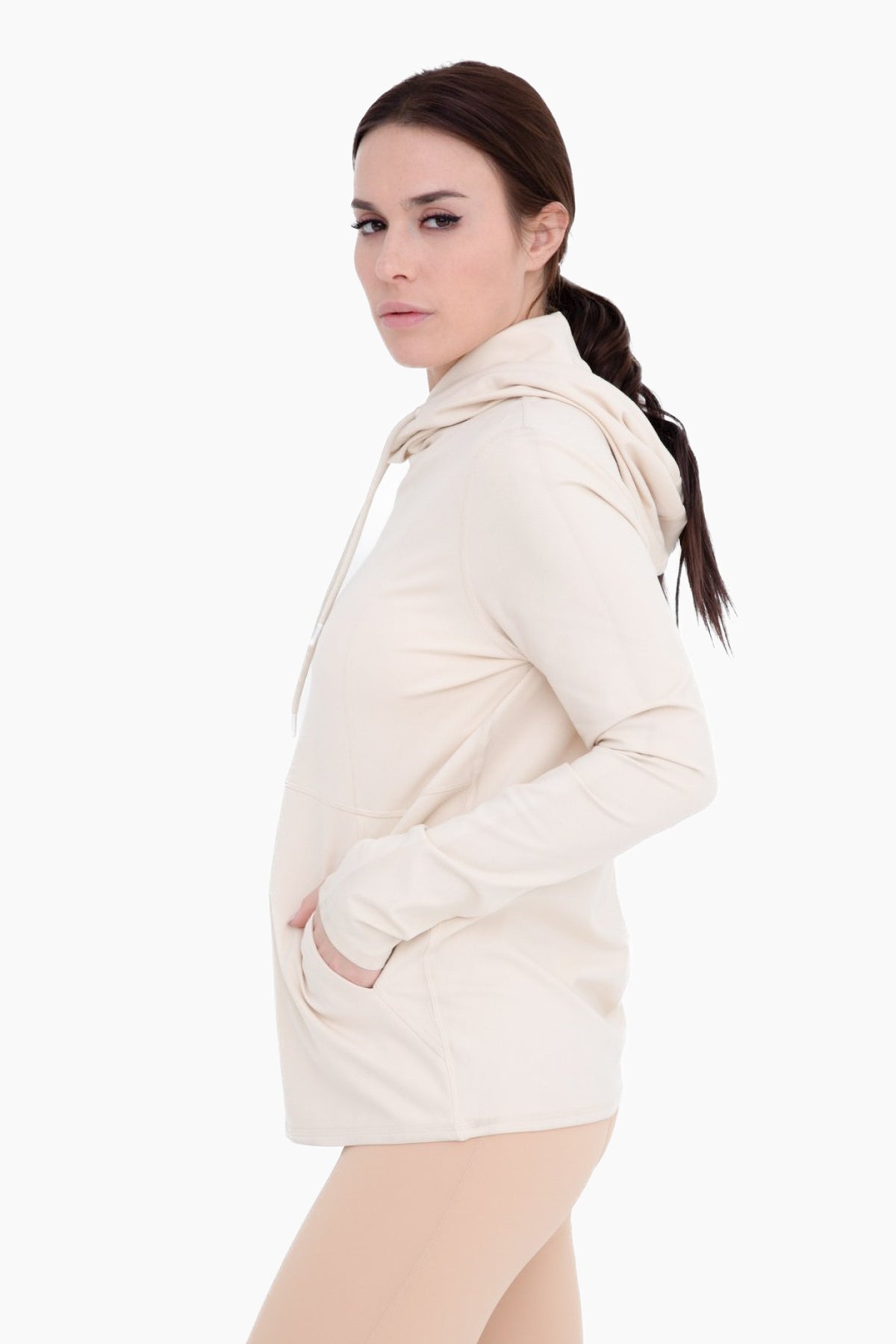 DOORBUSTER: Boxy Stretch Hoodie Pullover
