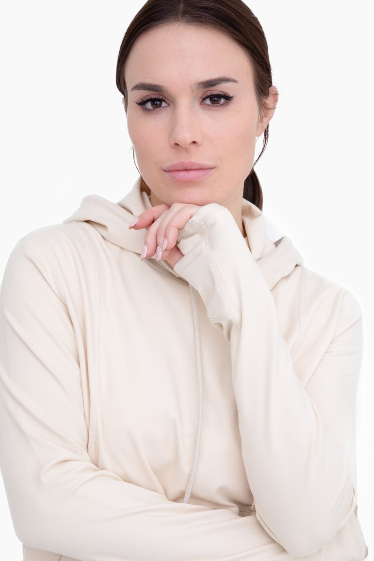 DOORBUSTER: Boxy Stretch Hoodie Pullover