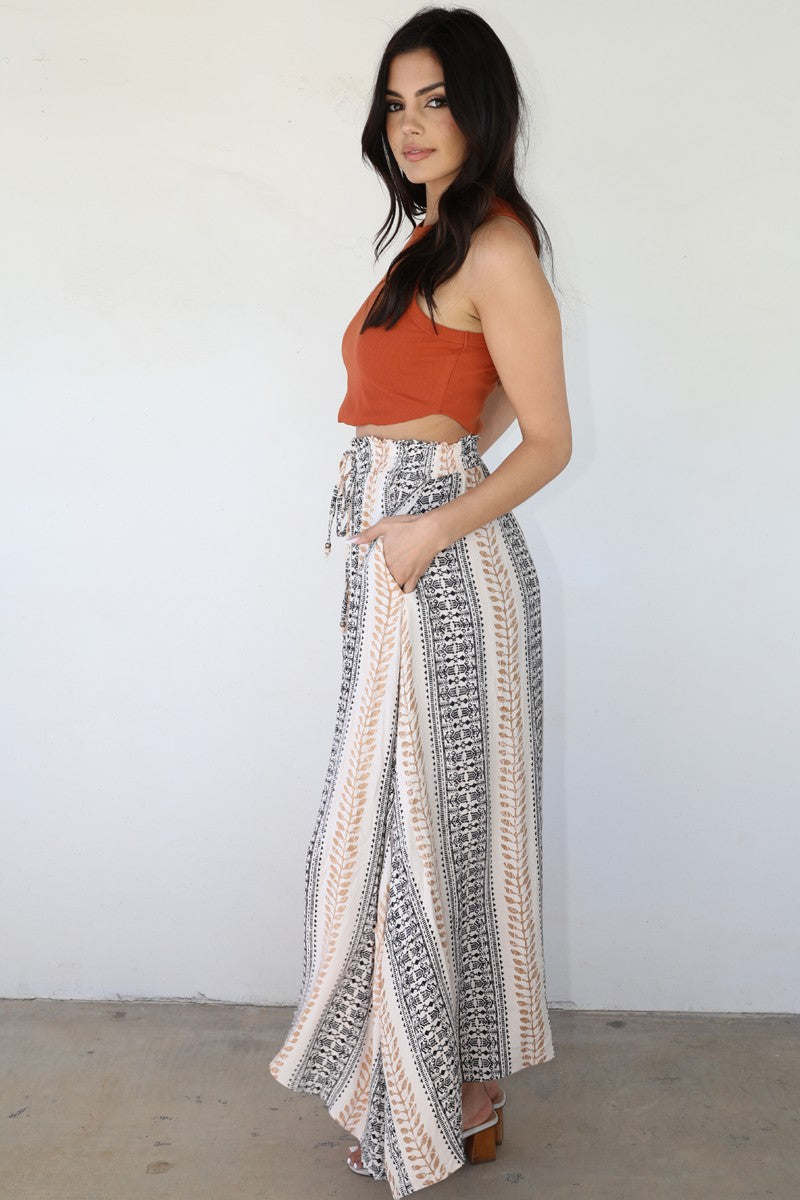 A-Line Maxi Skirt with Slit