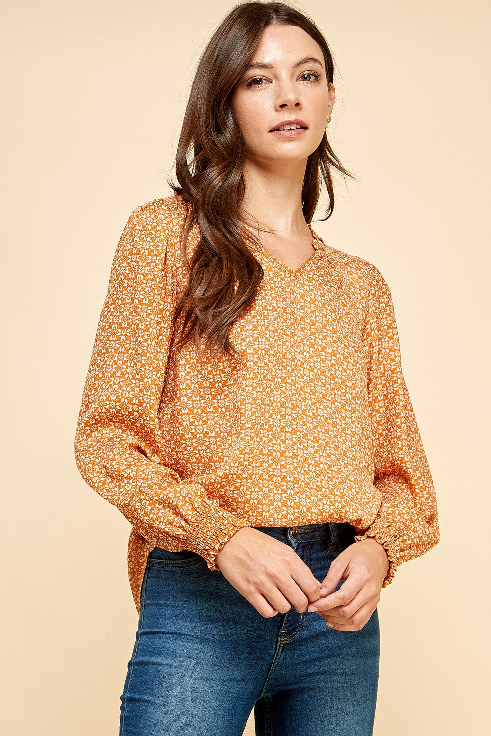Owlyn Geometric Print Top- 2 Colors!.