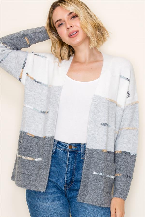 Sammie Color Block Cardigan