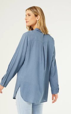 Skyla Button Down Tunic Top- 2 Colors!