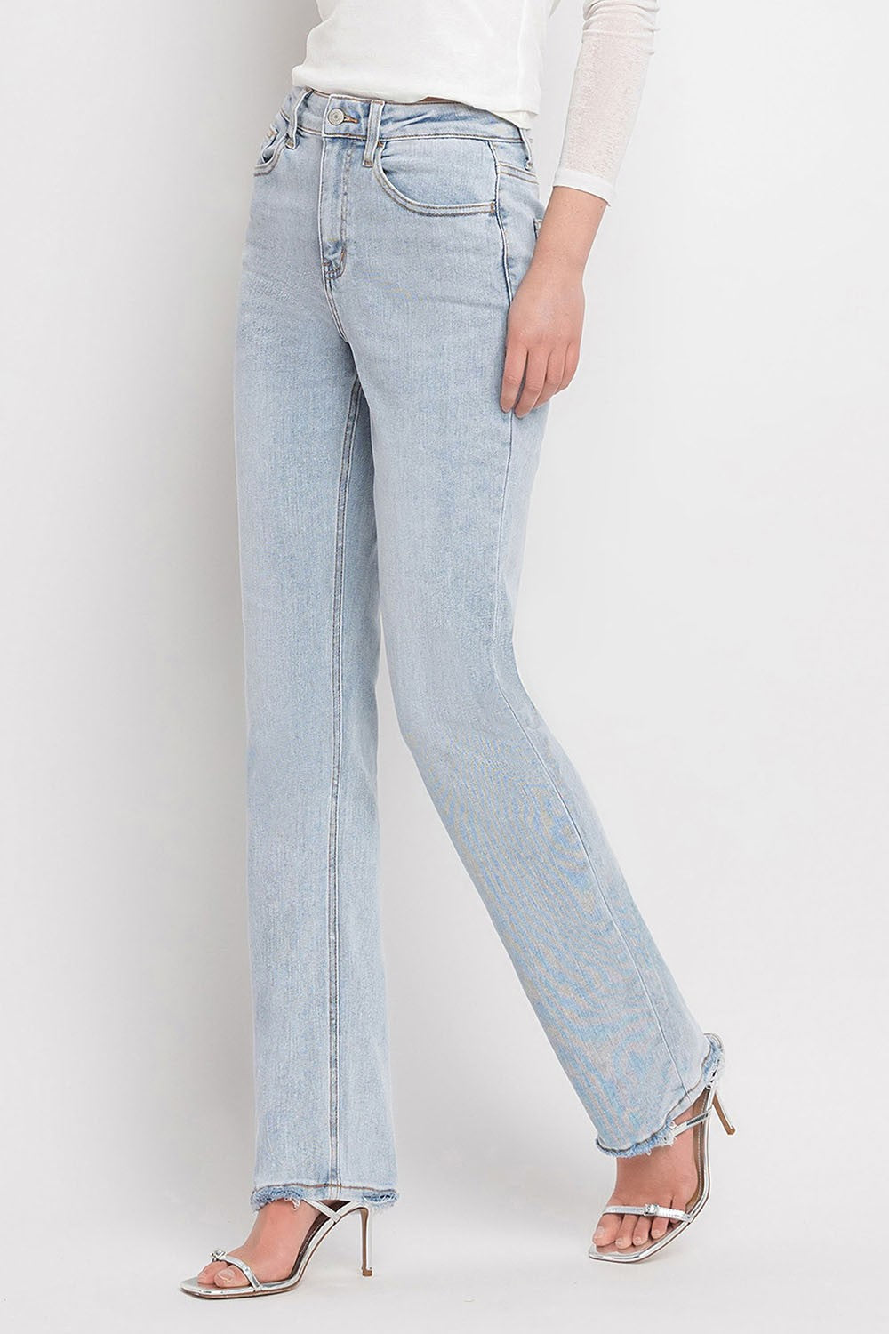 LOVERVET BY VERVET 90's Vintage Super High Rise Straight Jeans