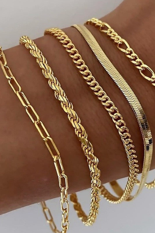 Stainless Steel Waterproof Tarnish Free Bracelet-2 Designs