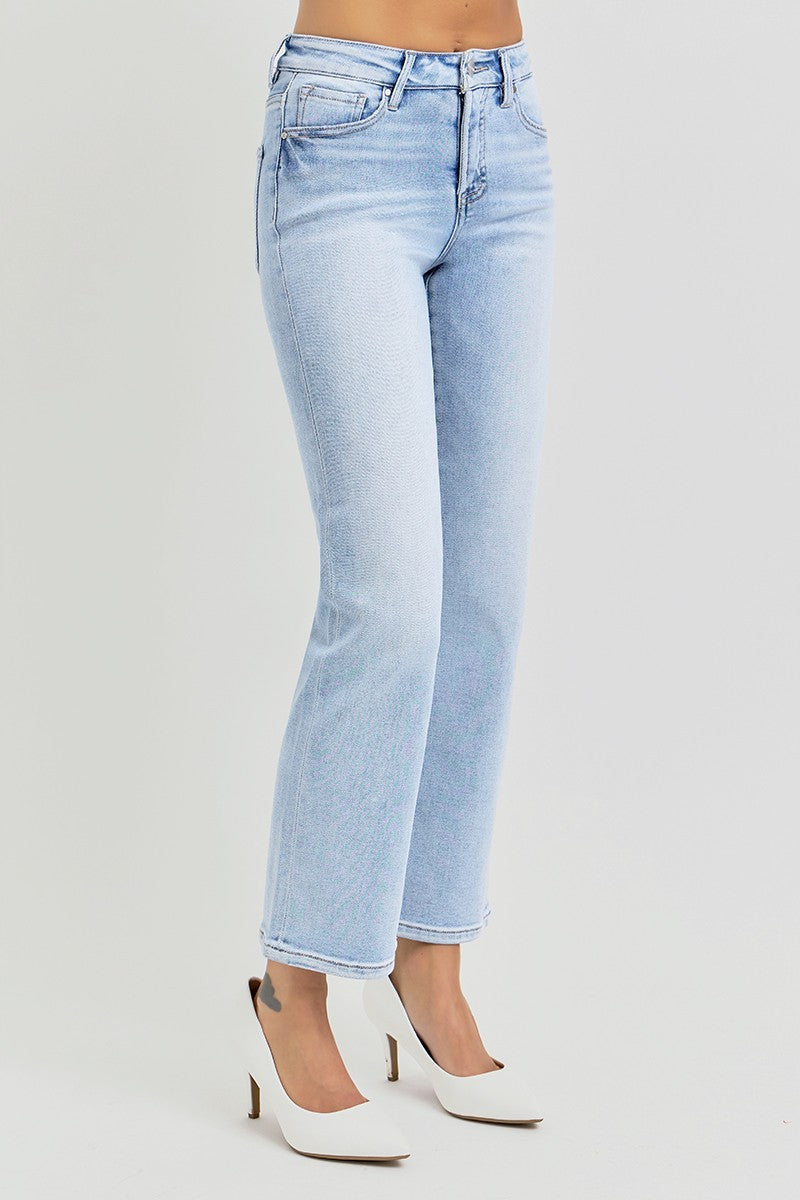Risen Jeans Tummy Control Crop Straight Jeans