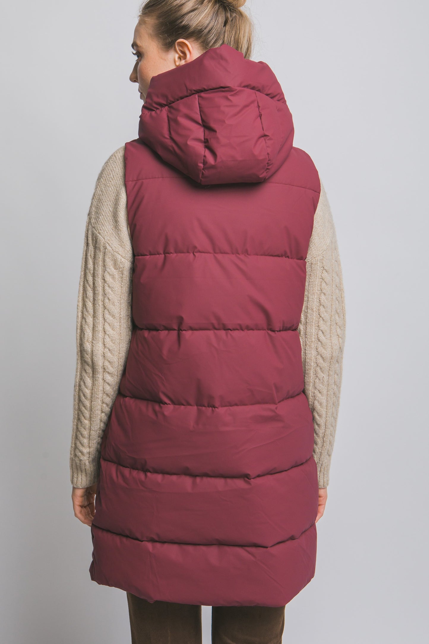 Dora Hooded Long Puffer Vest- 2 Colors!