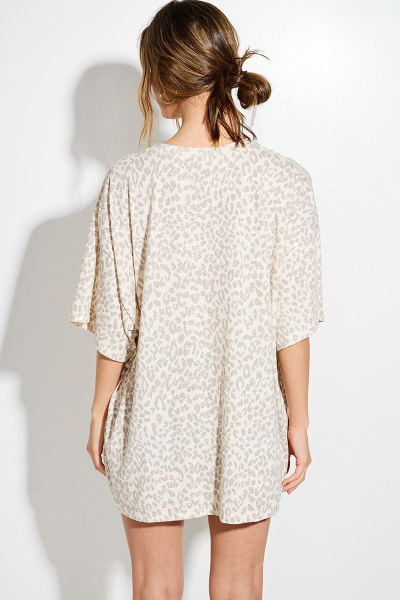 Gabriana Glitter Leopard Top - North Threads