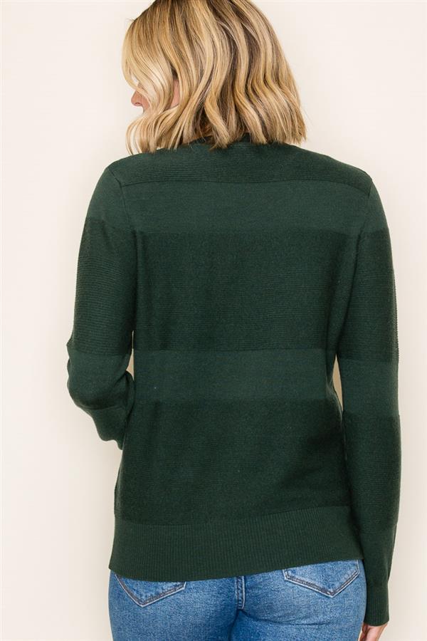 Forest Breeze Textured Pullover Sweater
