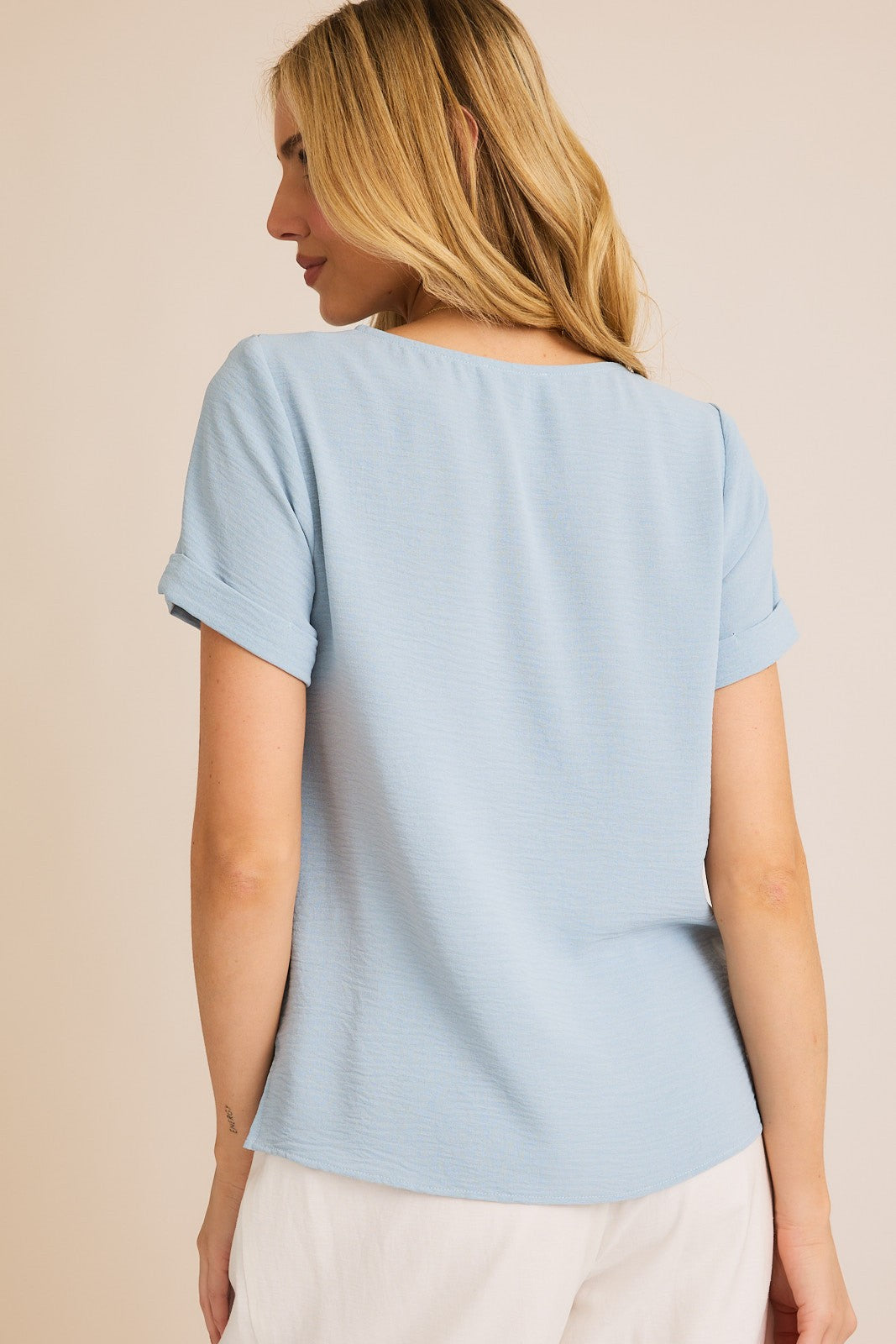 Make Your Choice Round Neck Basic Top- 2 Colors!