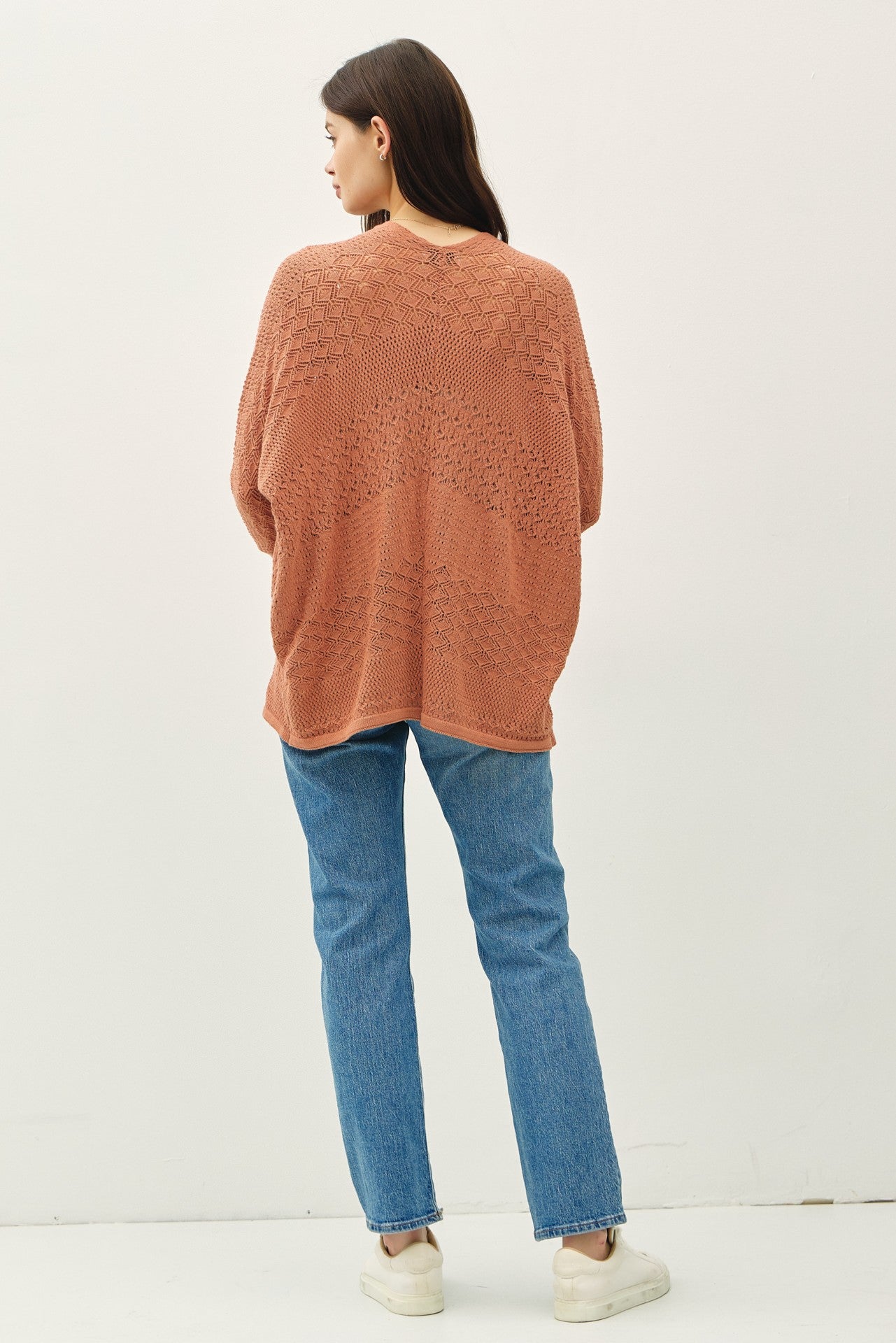 Simply Thriving Crochet Knit Cardigan