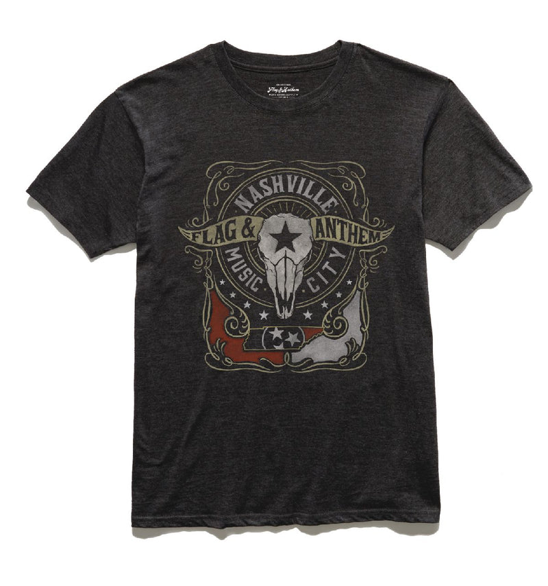 Flag & Anthem Music City Skull Graphic Tee - North Threads