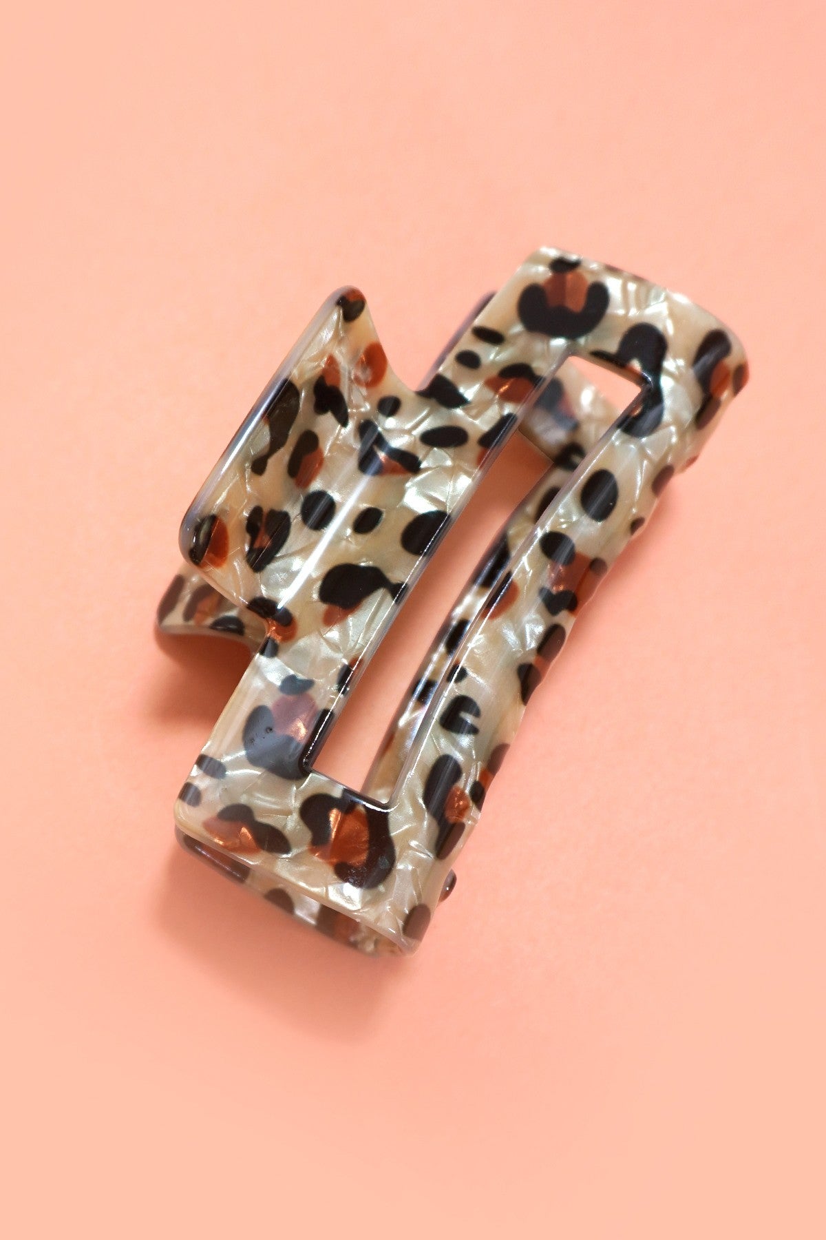 Leopard Animal Hair Claw Clips
