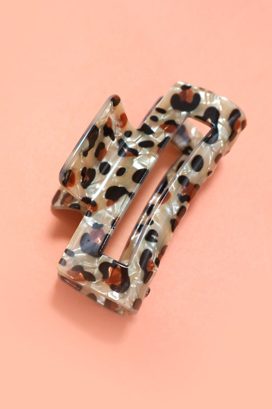 Leopard Animal Hair Claw Clips
