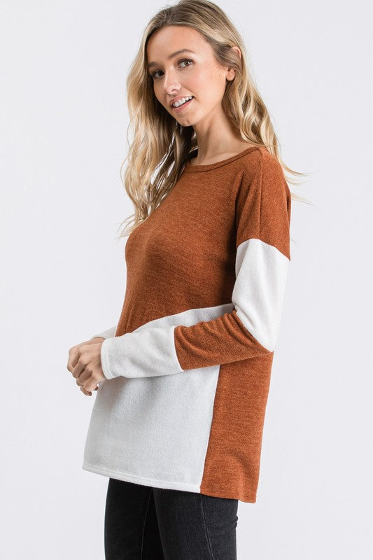 Fall Feels Melange Top