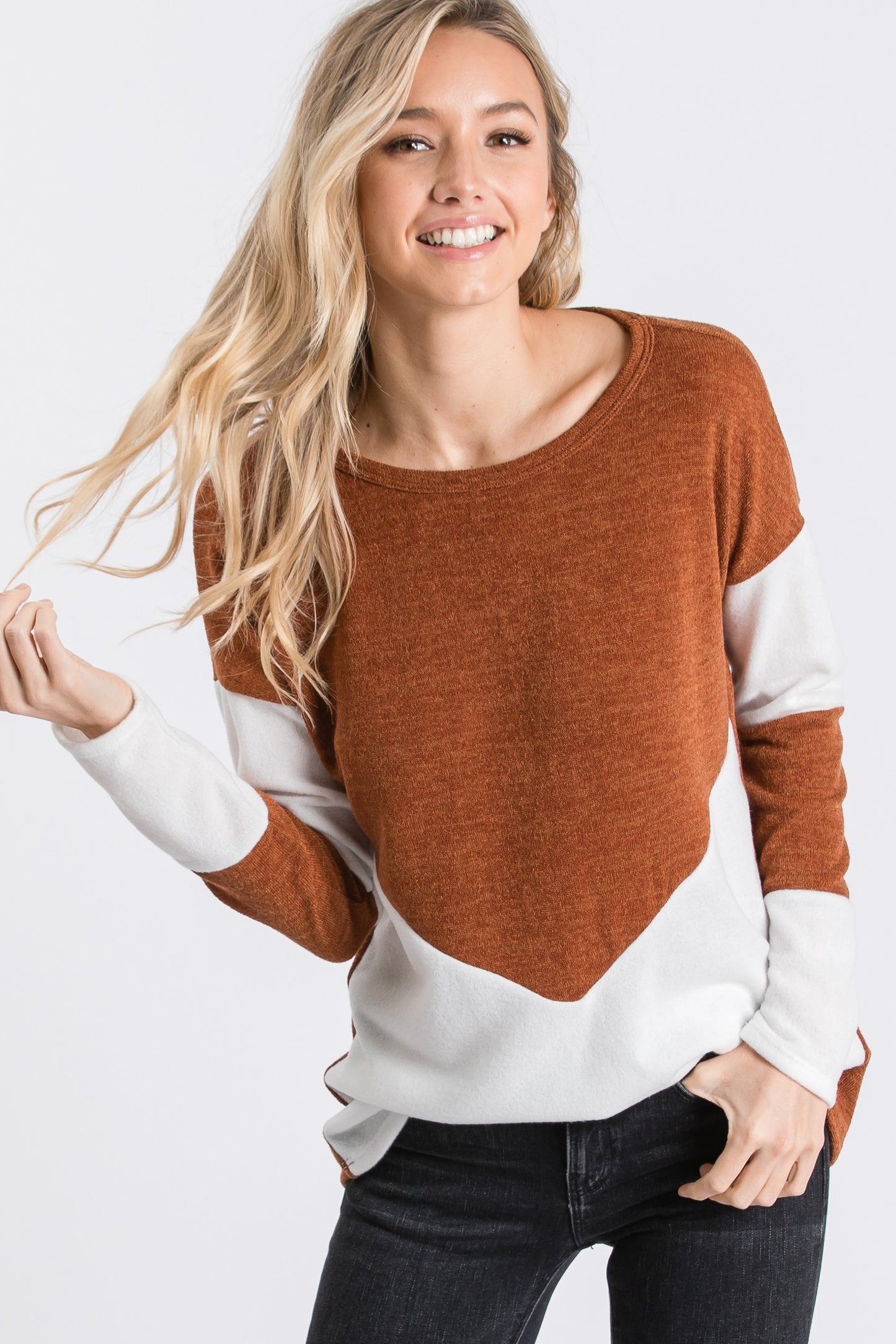 Fall Feels Melange Top