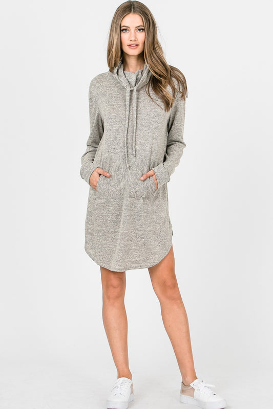 Hacci Kangaroo Pocket Dress