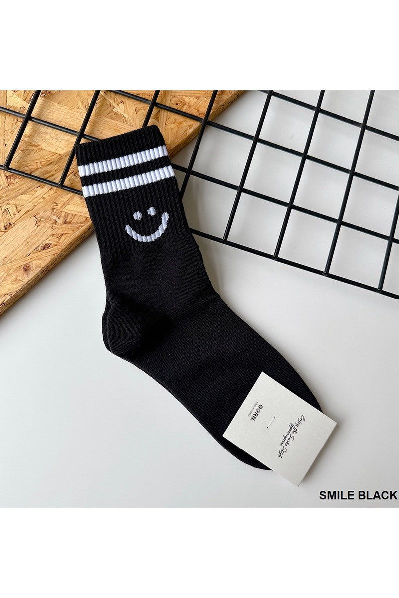 Happy Feet Smiley Socks- 4 Designs!.
