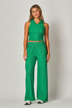 Giustana Ribbed Wide Leg Pant- 3 Colors!