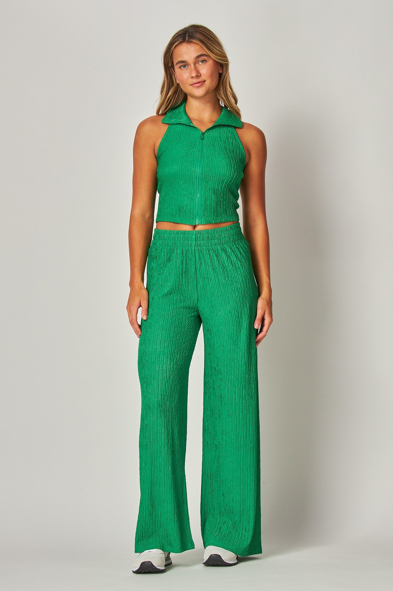Giustina Crop Collar Loungewear Set- 3 Colors! - North Threads